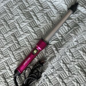 Bed Head BH318 Curling Wand Tourmaline Ceramic Hair Curler Pink Black